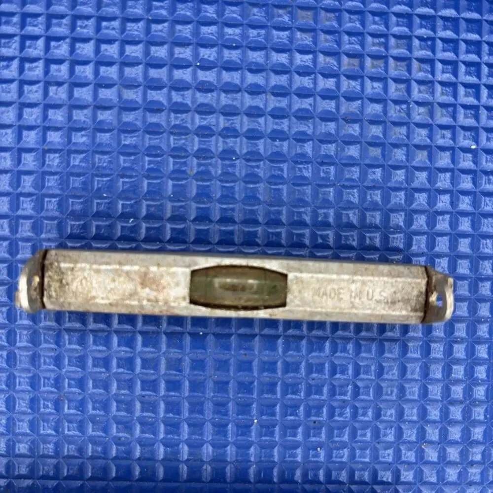 Vintage Stanley No 364 Machinist Pocket Line Levels Tool Lot Made USA Metal - Picture 4 of 5